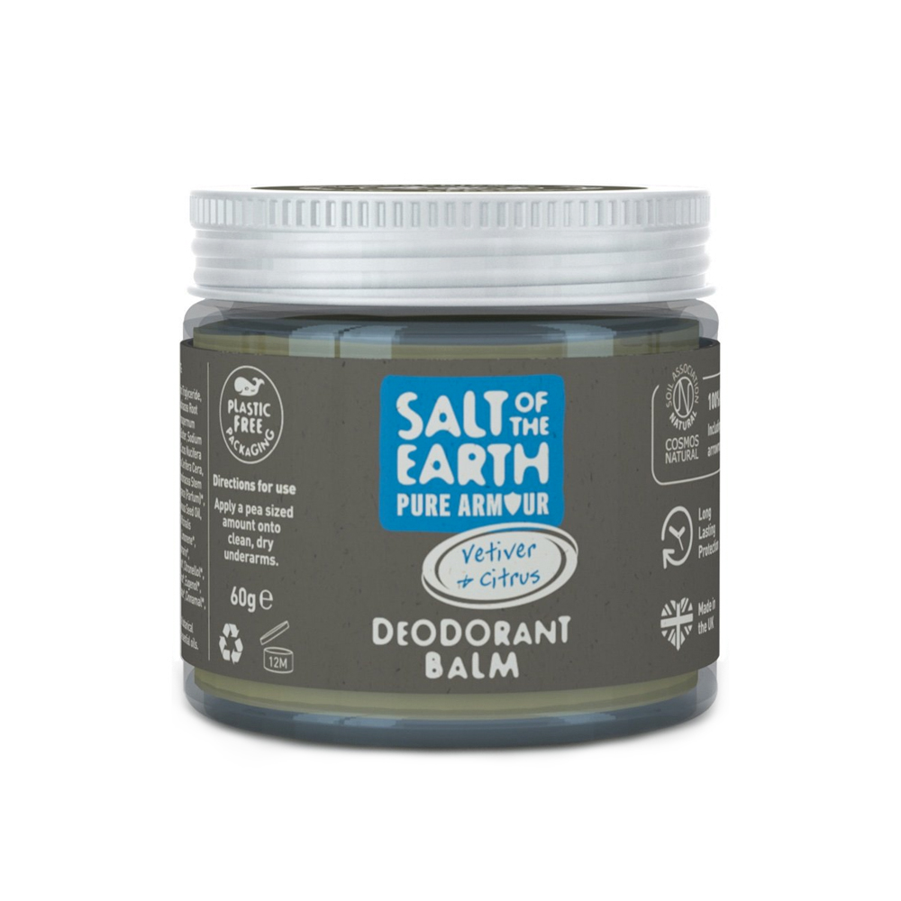 Salt of the Earth Pure Armour Vetiver & Citrus Deodorant Balm 60g